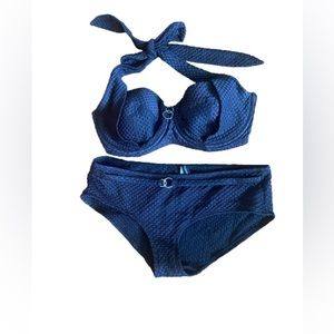 CHANGE Black textured bikini set